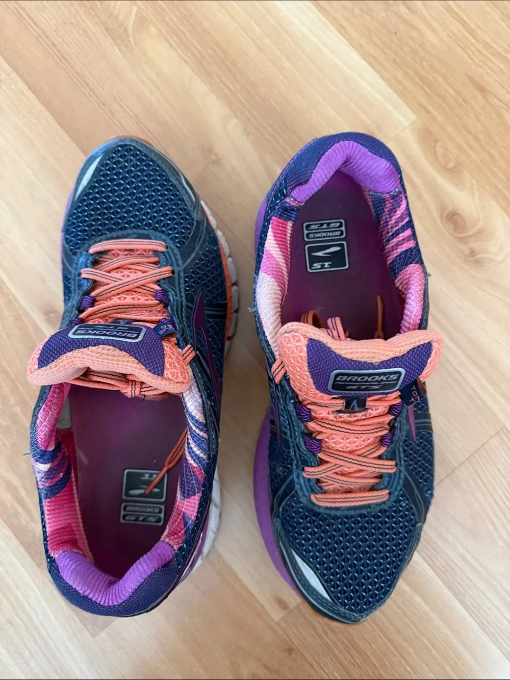 Brooks Women's Navy, Purple & Coral Running Sneakers